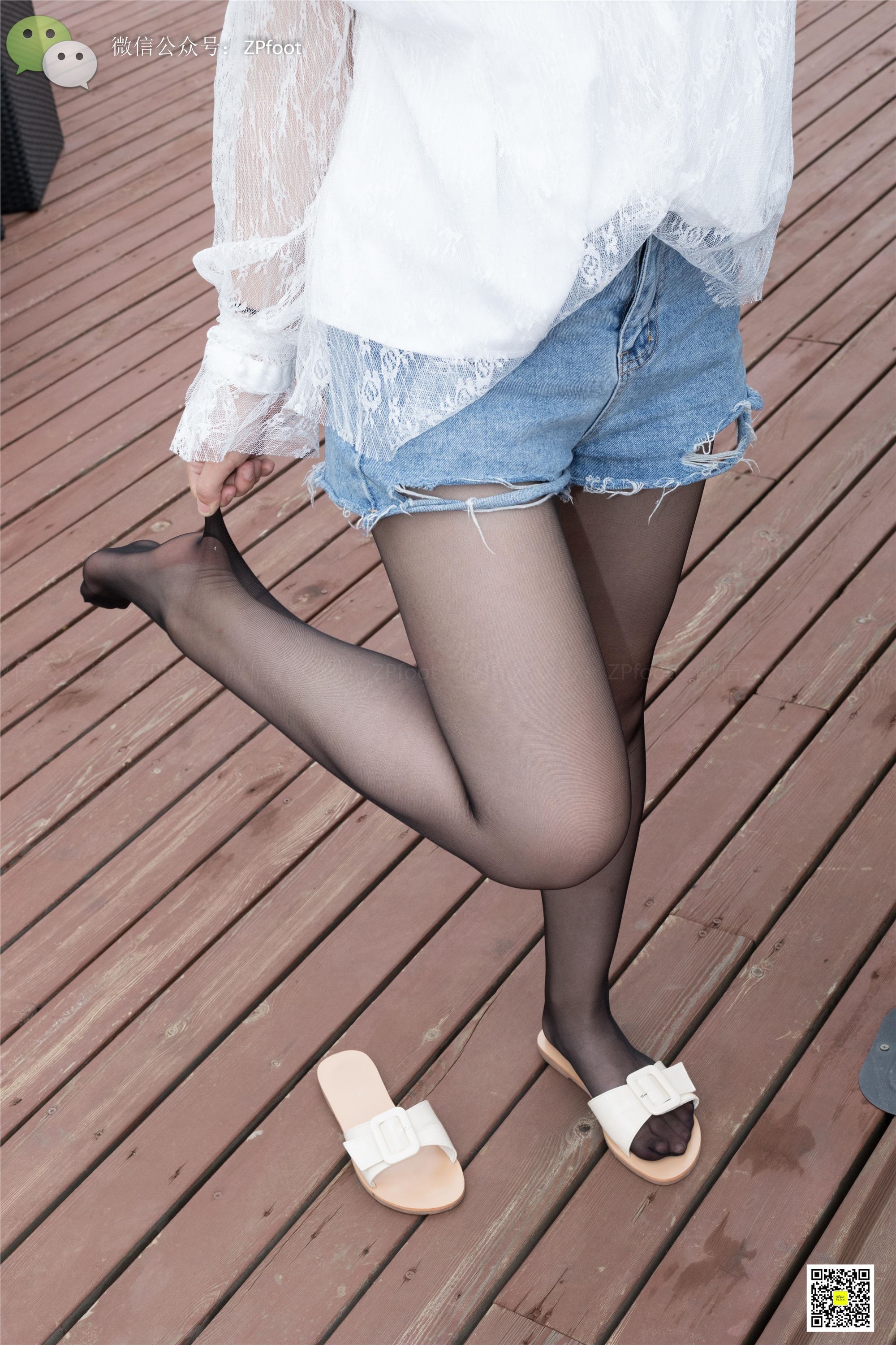 LSS山茶摄影 NO.016 sale的黑丝嫩足